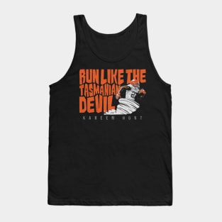 Kareem Hunt Run Like The Tasmanian Devil Tank Top